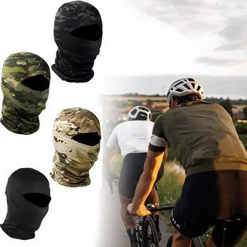 Тактический камуфляж Балаклава Полнолицевая маска Wargame CP Военная шляпа Охота на велосипед Велоспорт Армия Multicam Бандана Гетры на шее