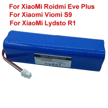 Для XiaoMi Lydsto R1 Roidmi Eve Plus Viomi S9 Робот-пылесос Аккумуляторная батарея емкостью 5200 мАч-12800 мАч Аксессуары Запчасти