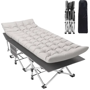 SUGIFT Портативная раскладная кровать 74,8 x 28 x 14,6 дюйма с сумками для переноски и наматрасниками мебель для патио кресло для отдыха