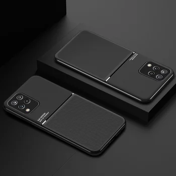 Новый стиль для Samsung Galaxy M33 5G Чехол Роскошный кожаный автомобильный магнитный держатель Подставка для телефона Sumsung M 33 5G 33M 2022 6.6 Ba