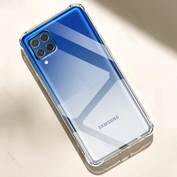  Прозрачный чехол для телефона Samsung Galaxy M62 SM-M625F TPU Утолщенный прозрачный чехол для Sansung M 62 Противоударные чехлы с защитой от царапин
